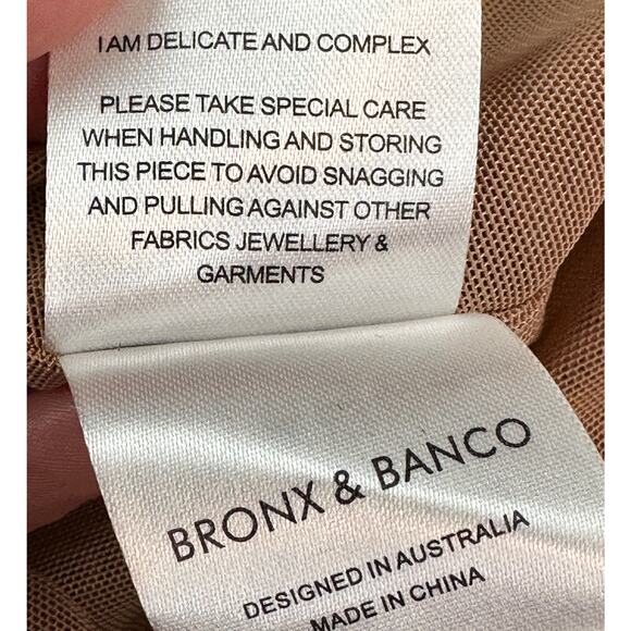 Bronx and Banco Megan Noir A-Line Maxi Dress XS - Picture 13 of 15